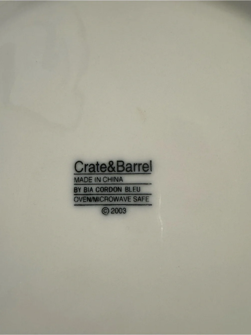 Crate&Barrel White Ceramic Soup Tureen with Ladle